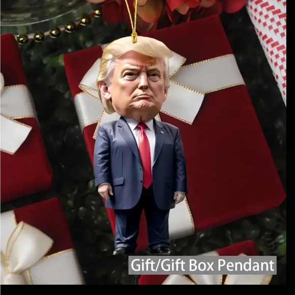 Trump-Inspired Acrylic Christmas ornaments & Halloween Decor - - Picture 3 of 9